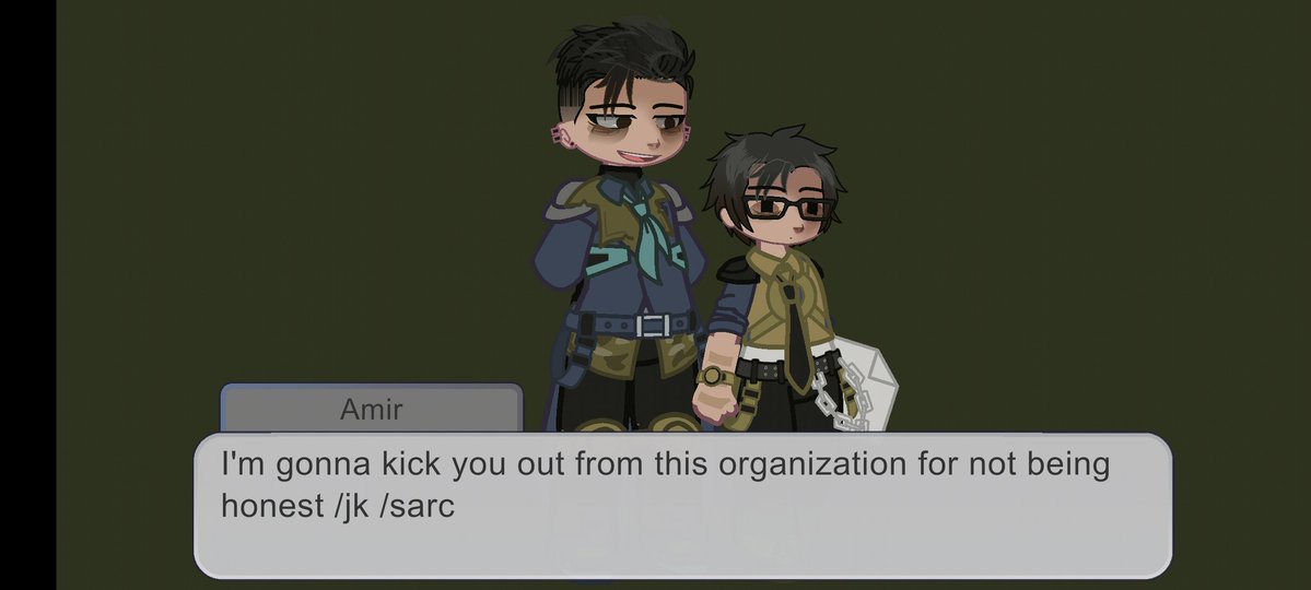 S0P4N123's tweet image. Amir being Amir.. #Eatm2 #gacha #ejenleon #ejenamir