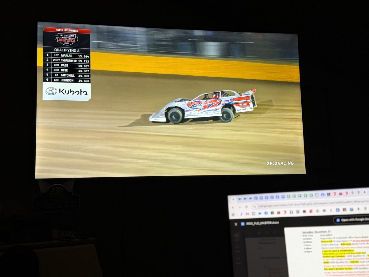 Doing Thanksgiving with the kiddo this weekend, so no <a href="/SenoiaR/">Senoia Raceway</a> for me … but watching from home. <a href="/RealBenShelton/">Ben Shelton</a> <a href="/AnnouncerCody/">Cody Earley</a> &amp; <a href="/E_hoon_jr/">Earl Hoon Jr</a> are killing it on the broadcast! #FamilyFirst