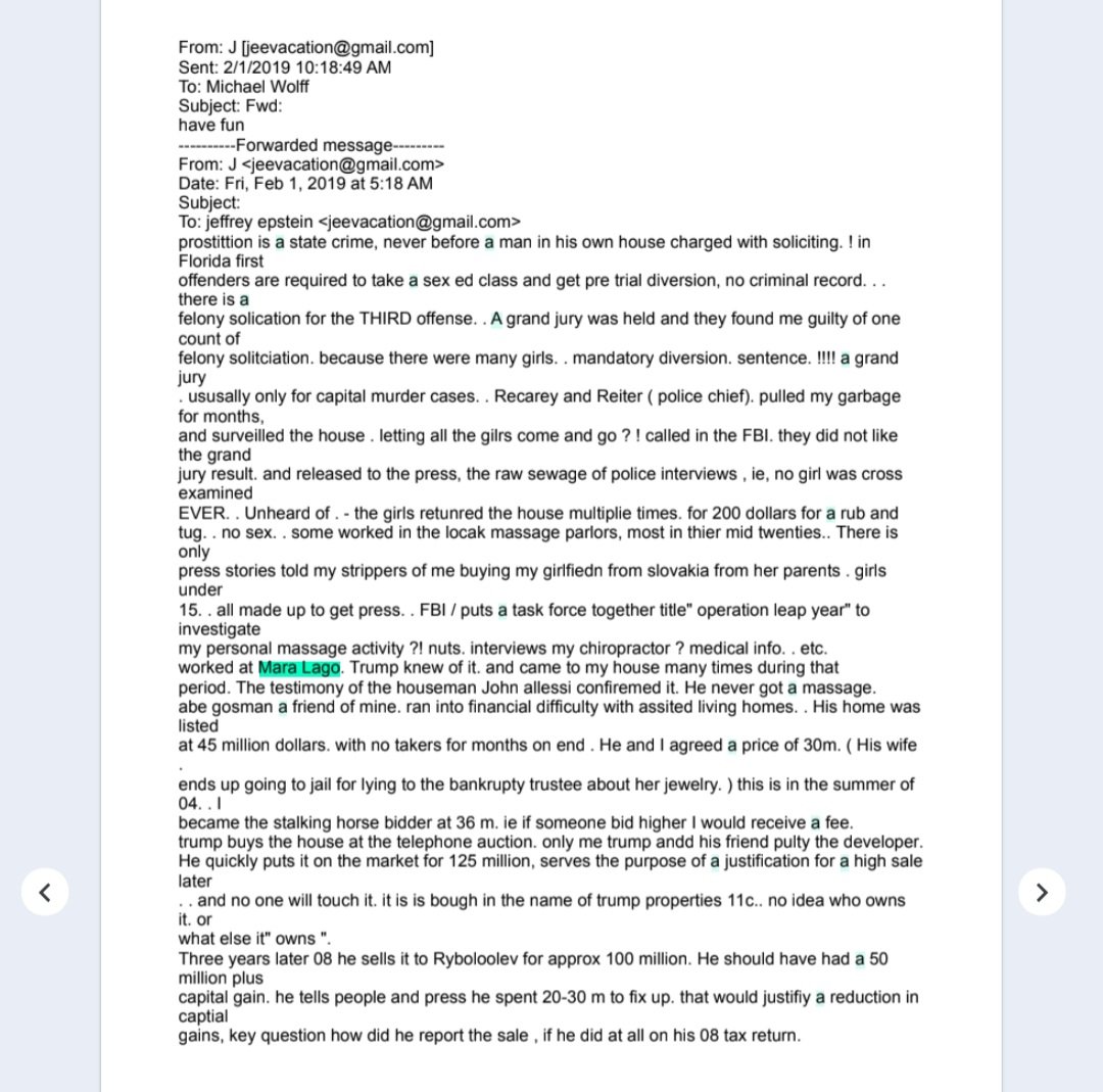 SethAbramson's tweet image. Holy sh*t! Epstein linked Trump FHFA Director Bill Pulte to the Rybolovlev Sale as one of only three bidders, with Trump and Epstein? Does that mean Pulte got his job because he knew about Trump-Kremlin money laundering operations?

Or is this a different Pulte?

We need to know.