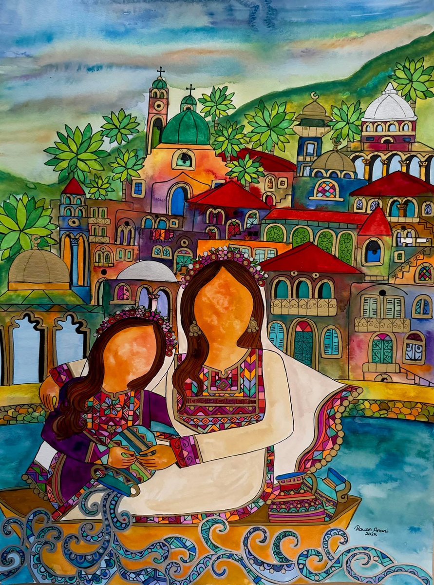 zguzhvana's tweet photo. Mother and Daughter - Haifa 2025 by Rawan Anani https://t.co/r4mPuUFNUA
