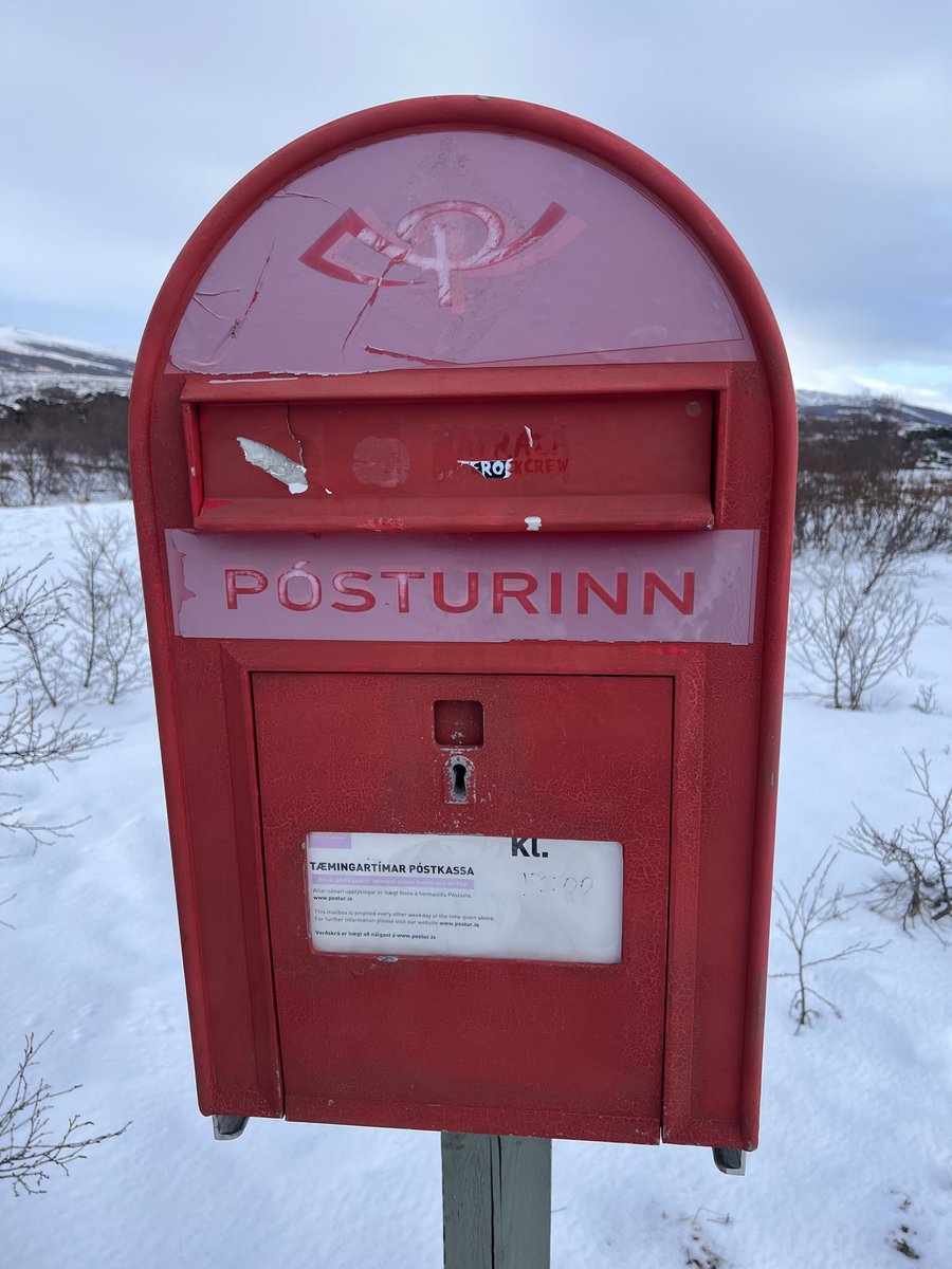 wapple15's tweet image. #PostboxSaturday #SnowGood 🇮🇸