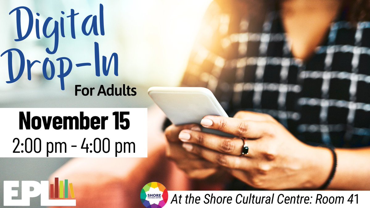 EuclidLibrary's tweet image. Stop by the Shore Cultural Centre at 291 East 222 St., Euclid in Room 41 on November 15, 2:00 pm -4:00 pm to get #help with your phone, tablet or laptop. No appointment necessary, Bring your #device, password and charging cord! For adults.
#OurEuclid
