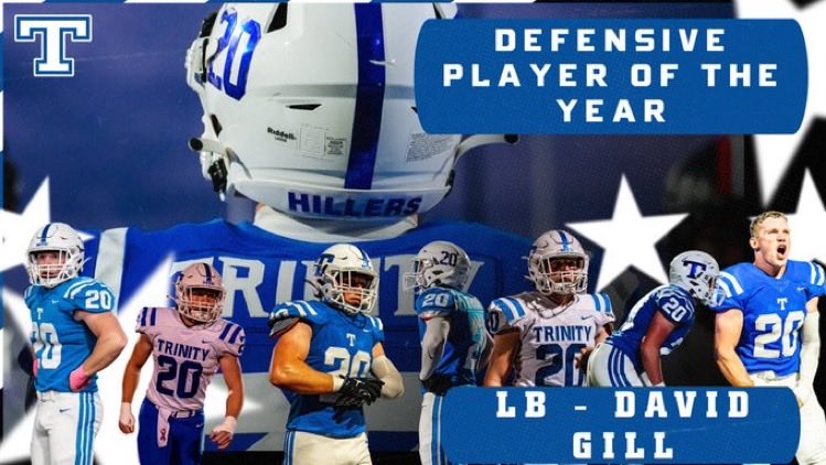 Hillers bring home OPOY &amp; DPOY.   Both guys are Honor students!! Person-Student-Player. <a href="/Davidgill1720/">David Gill</a> <a href="/jonah_will05/">Jonah Williamson</a> Congrats!   Williamson 2x OPOY Big 6/7 (23/25) #MTC  Gill made all conference honors at DE and ILB in his career.   #MTC men.