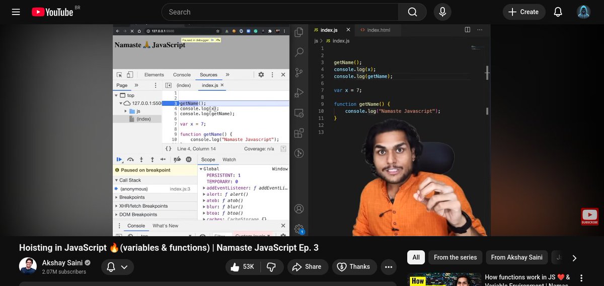 SpookeExe's tweet image. #365DaysOfCode Day 61/365 studying fullstack:

Okay, I got a little hooked on this guy&apos;s channel.

#buildinpublic #studytwt #webdev