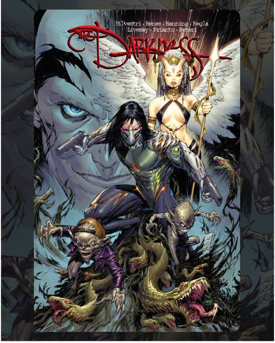 globalcomix's tweet photo. In a world consumed by shadows...one man becomes The Darkness. Jackie Estacado is back! 

Read the digital-first exclusive The Darkness 2025 (Toons) edition from @TopCow and GlobalComix Studios, written by @Marc_Silvestri:
https://t.co/zl5wX0Zh9M https://t.co/GubQ4U7LOL