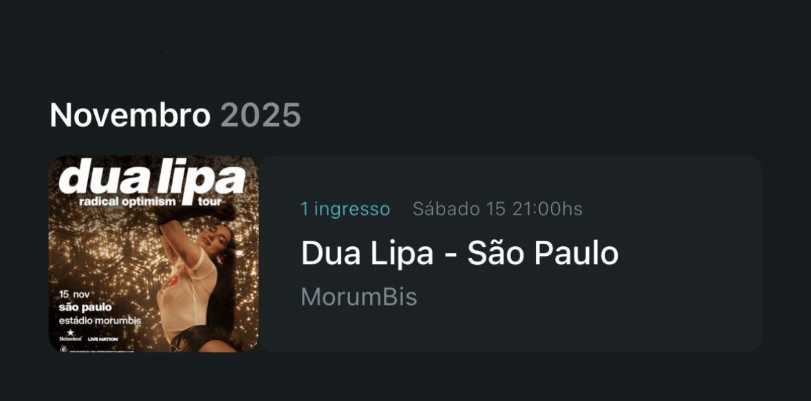 Central Dua Lipa Brasil tweet media