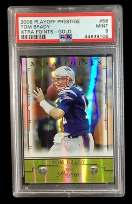 2008 panini prestige #56 tom brady; gold /250 xtra points PSA 9 #ad #thehobby cardpromoter.com/2025/11/14/foo…