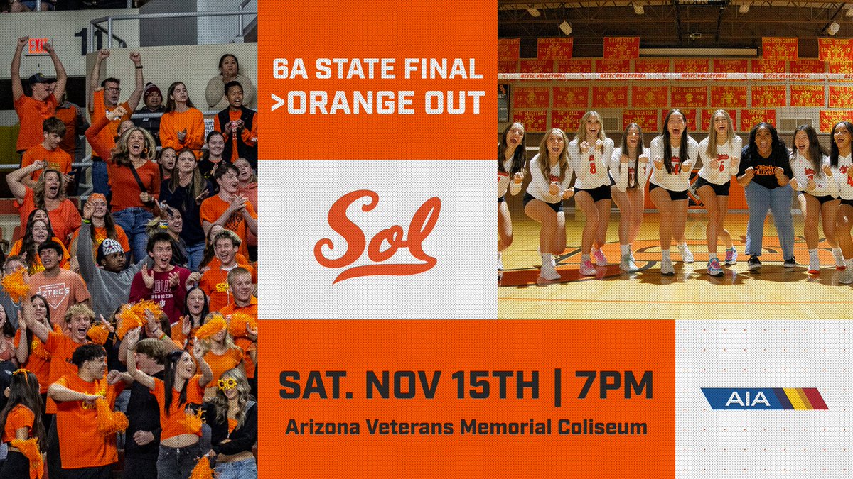 CoronaDelSolVB's tweet image. NEED EVERYONE THERE!! AZTECS ARE GOING TO STATE‼️ 
Spread The Word, Fill The Stands Corona!! 🔊🍊

@coronadelsolathletics @cds.beachvolleyball @cdsboysvball 
@cdstribe @cdsgraphic @cdspreps