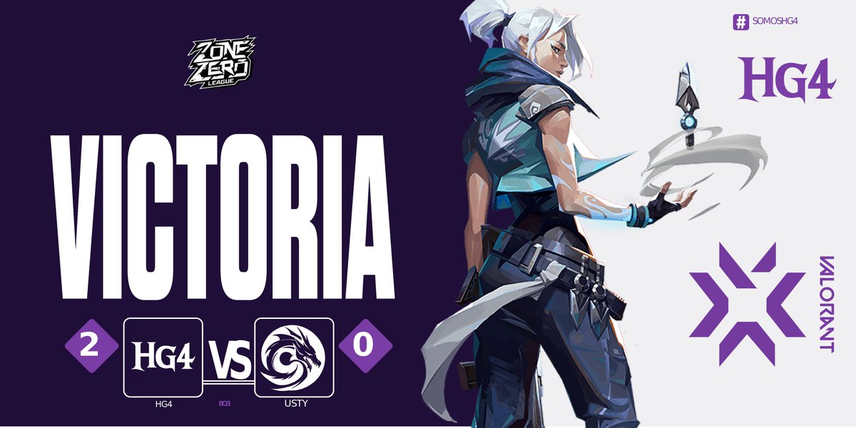 Empezaron los PlayOffs en <a href="/Zone_ZeroLeague/">Zone Zero</a> 
Con un contundente 2x0 avanzamos
#SomosHG4