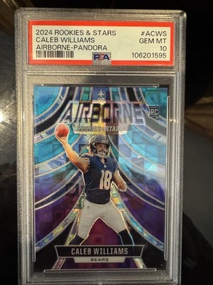 2024 Panini Rookies &amp; Stars Airborne Caleb Williams Pandora /135 RC PSA MT 10 #ad #thehobby cardpromoter.com/2025/11/14/foo…