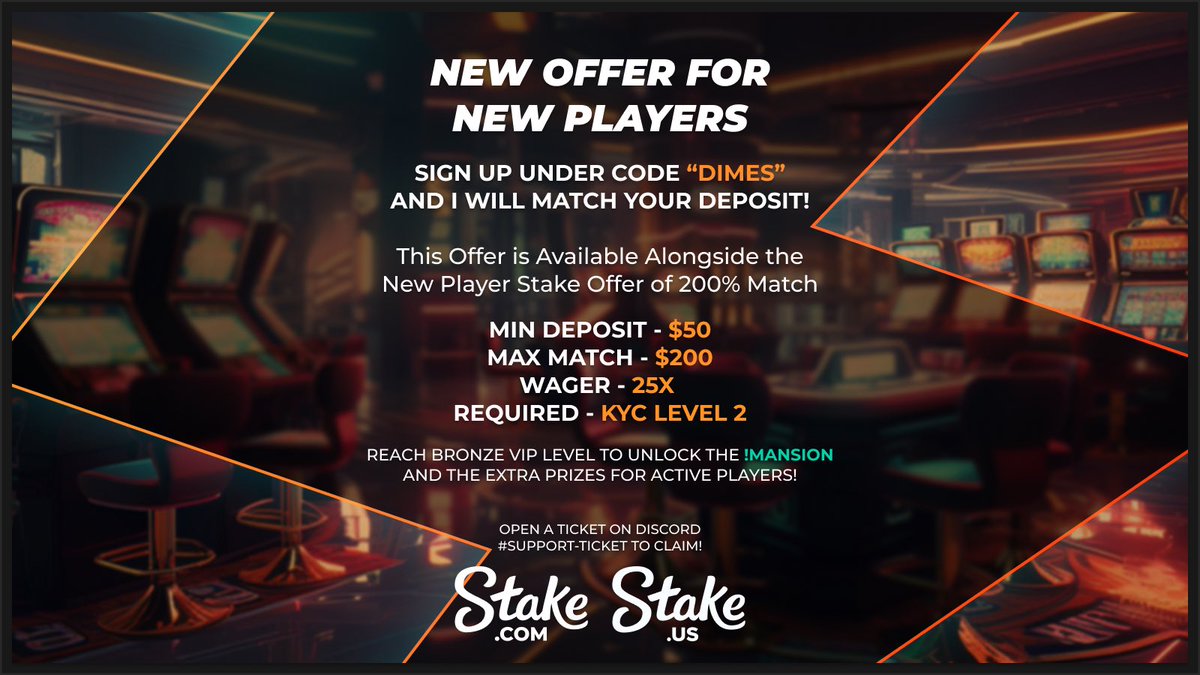 CLAIM OFFER ON DISCORD.GG/FRANKDIMES

🧠 Fullfill the requirements 
🤷🏻Open a ticket on Discord
💰Claim offer
 
🚨 GIVEAWAY 3 X $50 for liking and retweeting

Drop your <a href="/Stake/">Stake.com</a> usernames!