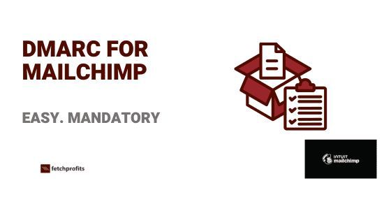 fetchprofits's tweet image. Setting up DMARC for Mailchimp (and also for any service provider you use) is the first step -- and is a part of foundational aspects of email marketing.  Landing emails in spam is bad for business. You&apos;ll miss out on 30% of revenue or more. Don&apos;t skip this 👉…