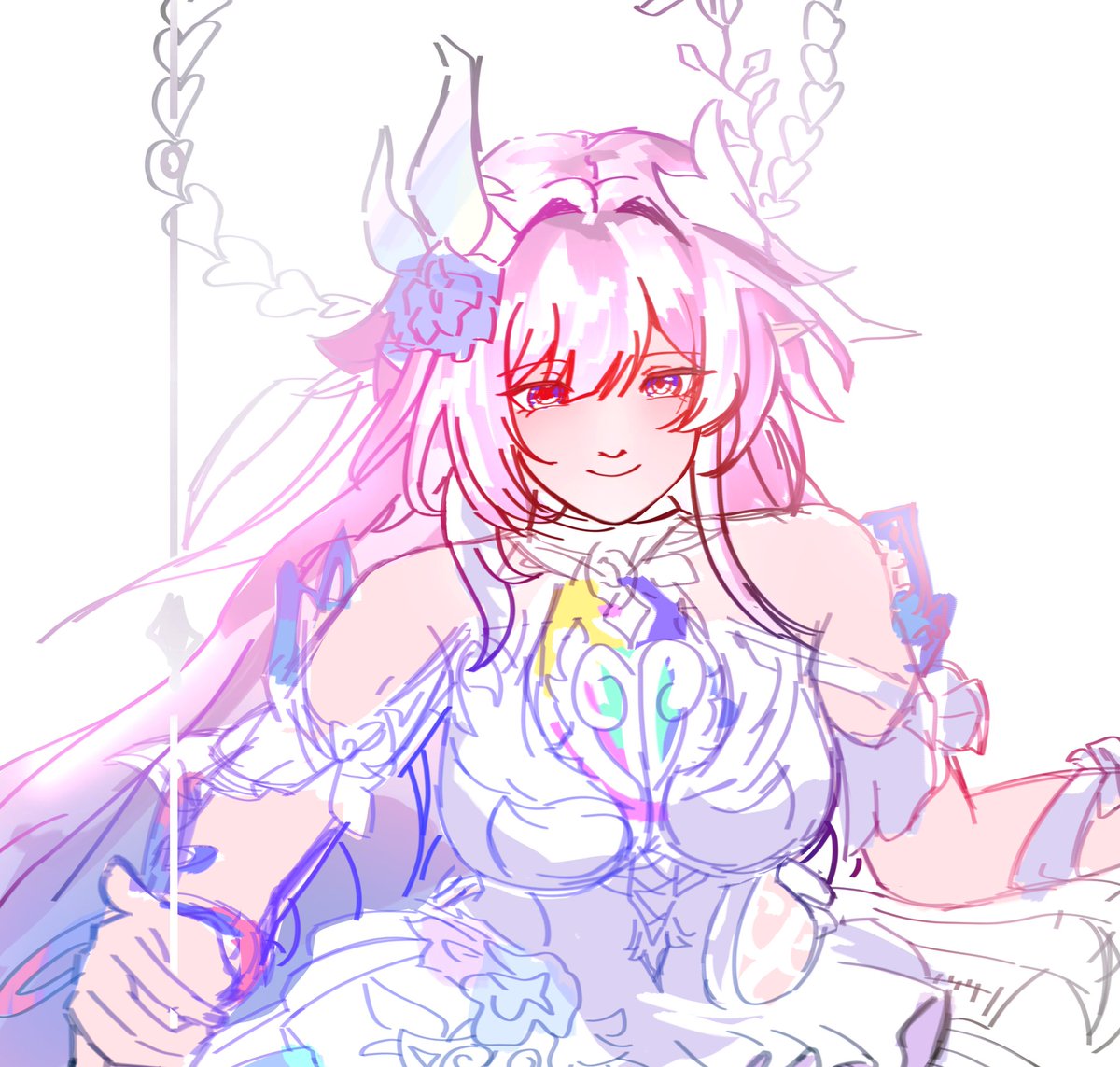 Maple9751's tweet photo. Sketch vs finish
#cyrene #hsr #HSRFanart #fanart https://t.co/eauaTAwuWL