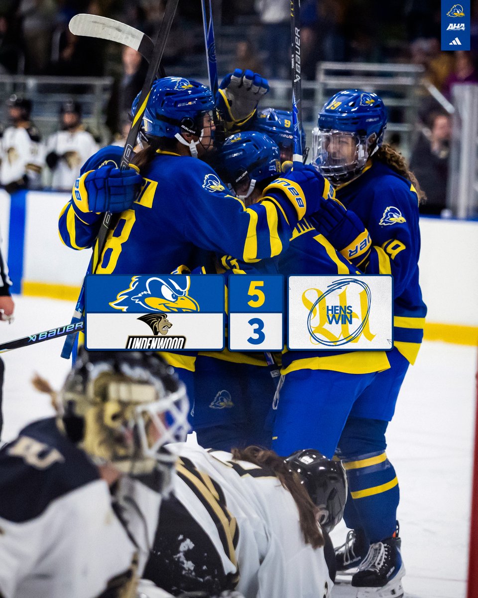 HENS WIN!! First AHA victory!! 🙌