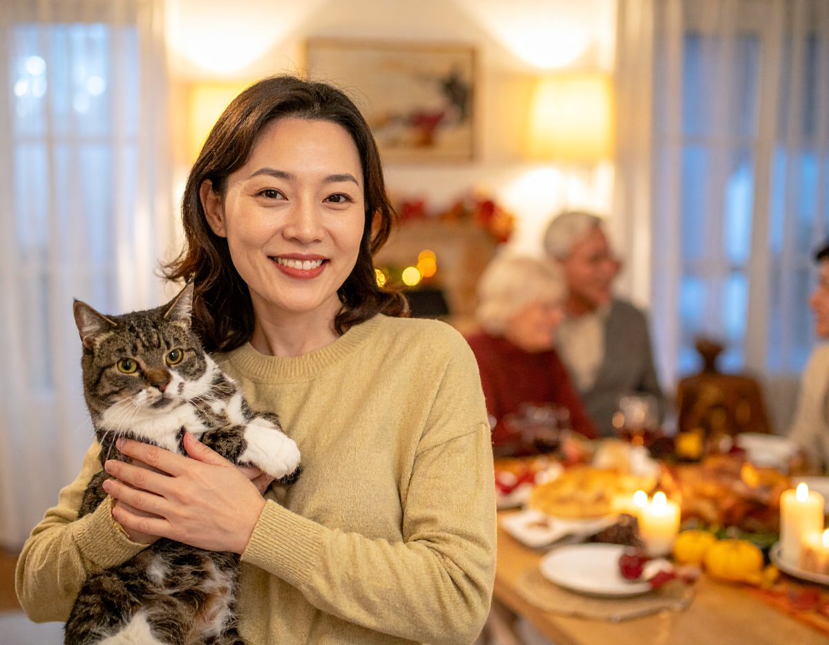🦃😼 Hosting Thanksgiving… with a cat who believes they’re the true head of household?
Make the holiday peaceful (and keep the turkey safe 👀) with these simple feline-friendly tips.
👉 Read more: shorturl.at/260vj

#CatLife #ThanksgivingTips #CatParents