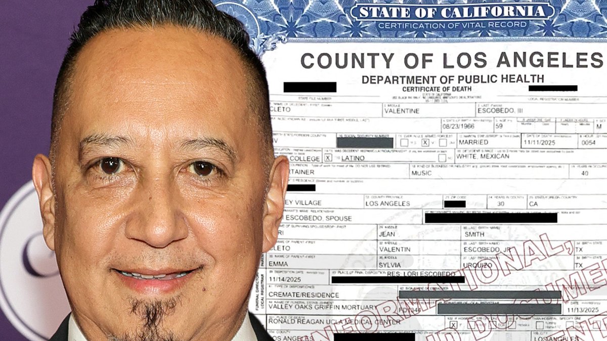 Jimmy Kimmel's Band Leader Cleto Escobedo III Cause of Death Released tmz.me/wUSm4Ar