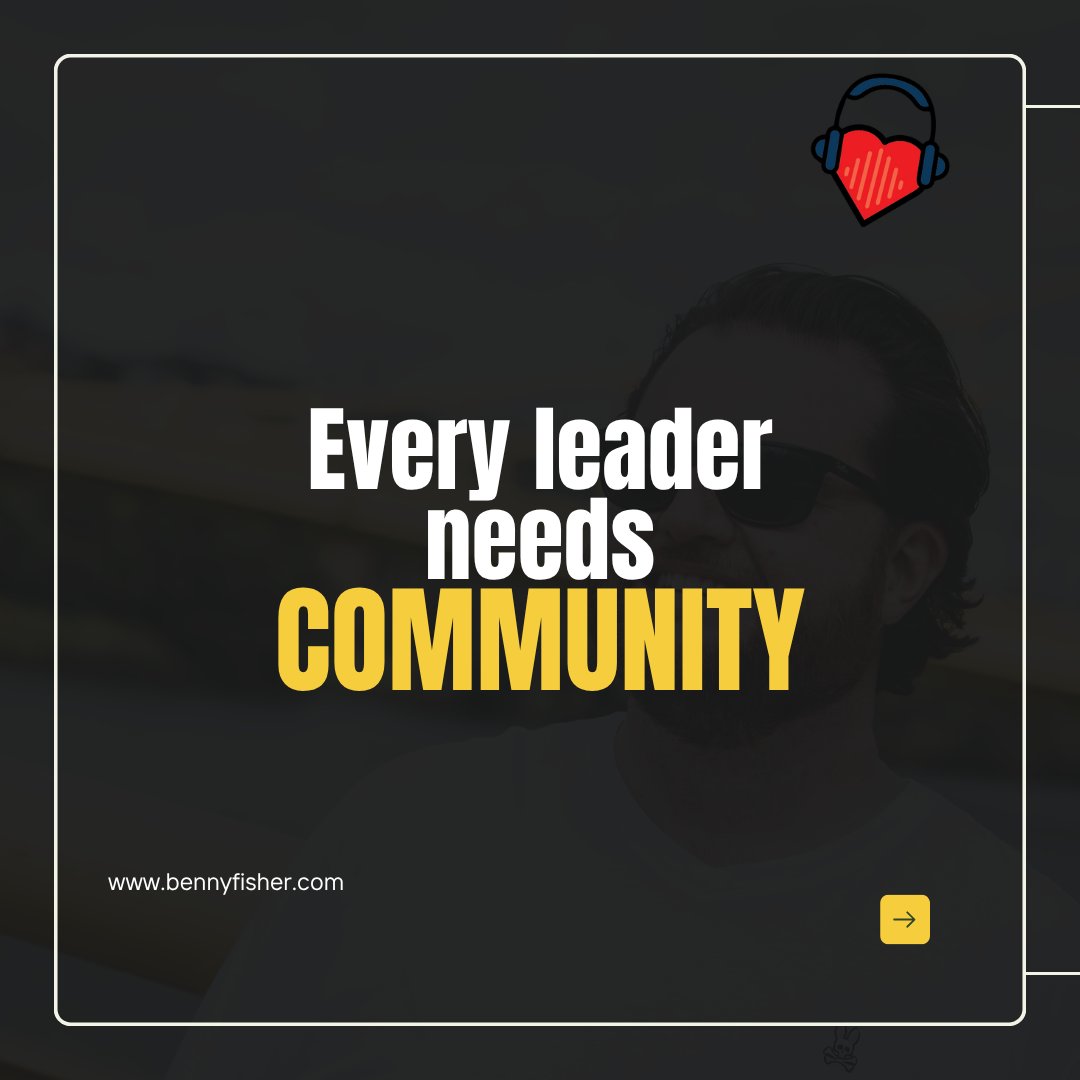 fisherbenny's tweet image. Even the strongest leaders need others.
Who’s part of your support system?

#Leadership #Community #VisionaryLeadership #EntrepreneurLife #CEOlife #BusinessGrowth #EntrepreneurMindset #LeadershipDevelopment