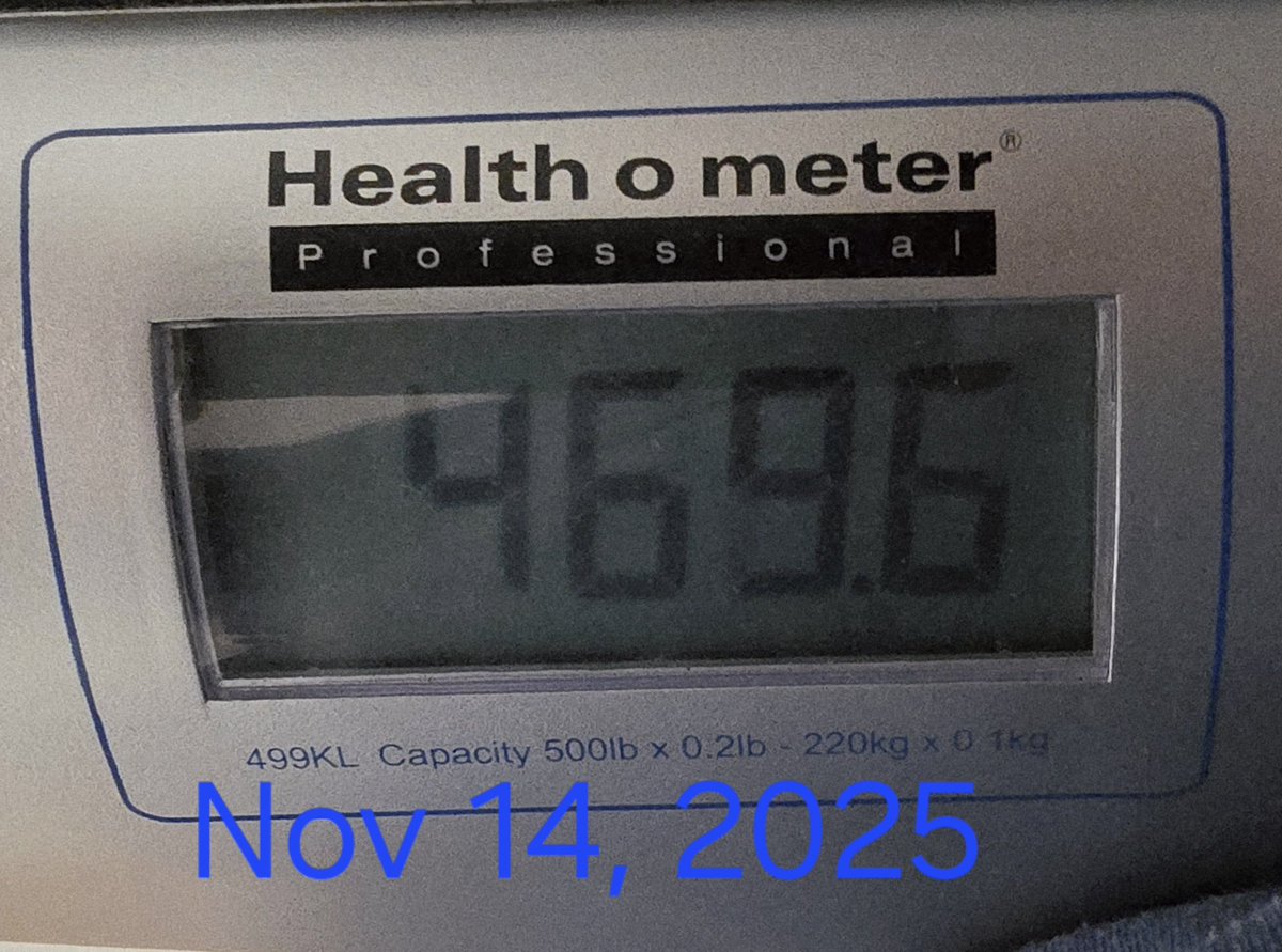 1979Squirrel's tweet image. Weekly weigh-in has me down 15 lbs in just over a month.  Cheer or laugh?