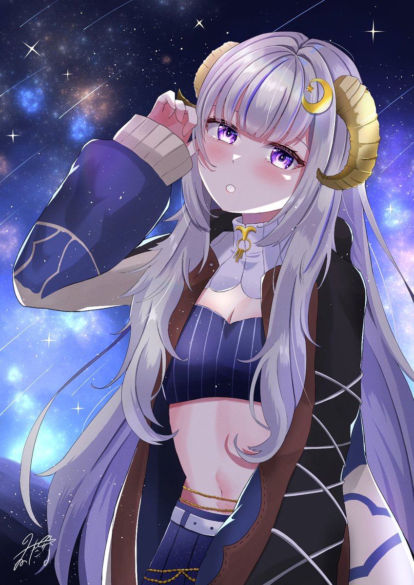 🥐✨Aurora Atria
Un personaje tan misterioso y precioso… parece brillar bajo un cielo lleno de estrellas✨
#AuriPaint #AuroraAtria