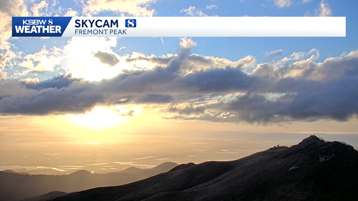 4:30 PM: What at a lovely view on this fantastic Friday! Hope you enjoyed the break in the rain today because more is on the way for the weekend, Get details tonight on KSBW Action News 8 at 5, 6 and 11pm.