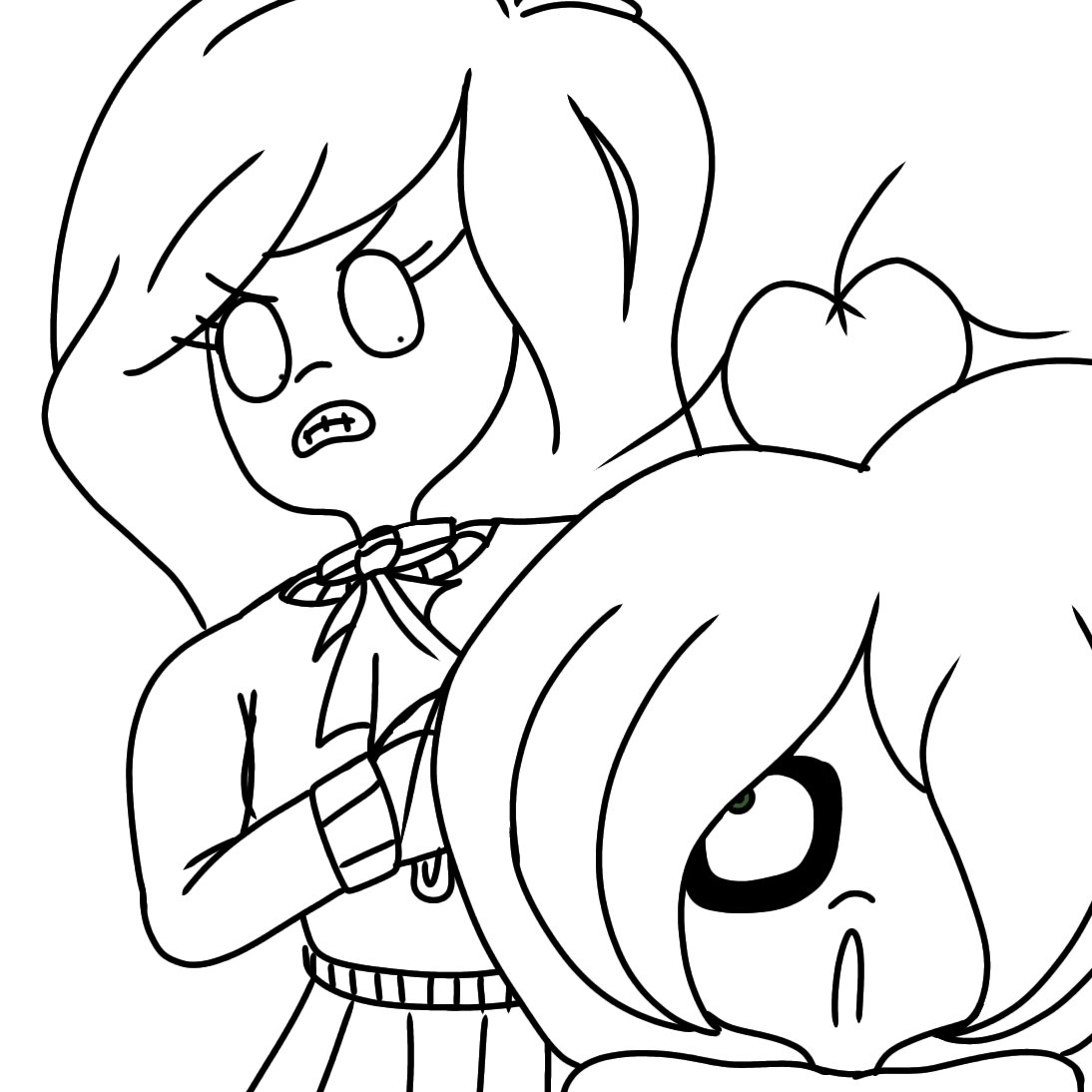 Hithere2person's tweet image. Gave up midway drawing
This was for @Iskakrkdks because yes
#ongezellig #fanart