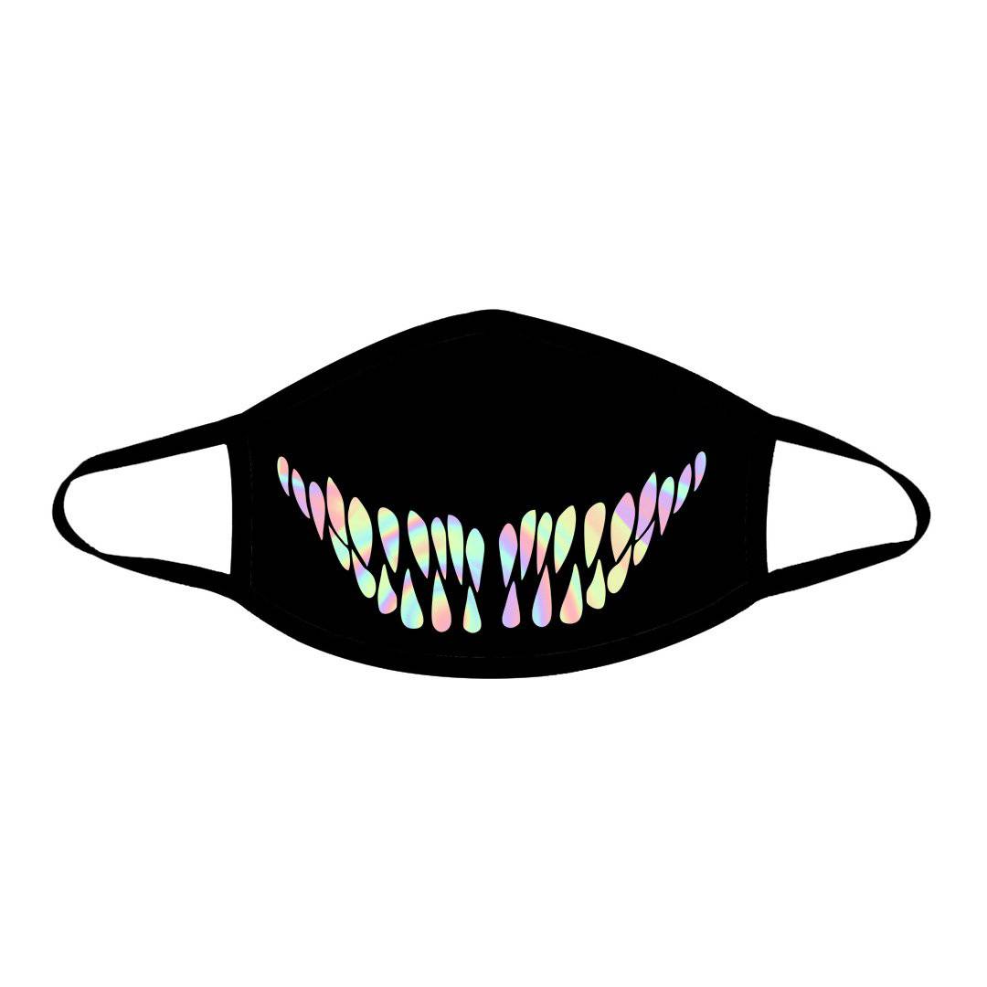 I just received Holographic Teeth Cloth Face Mask | Large from sirenbasic via Throne. Thank you! throne.com/jettsetgaming #Wishlist #Throne