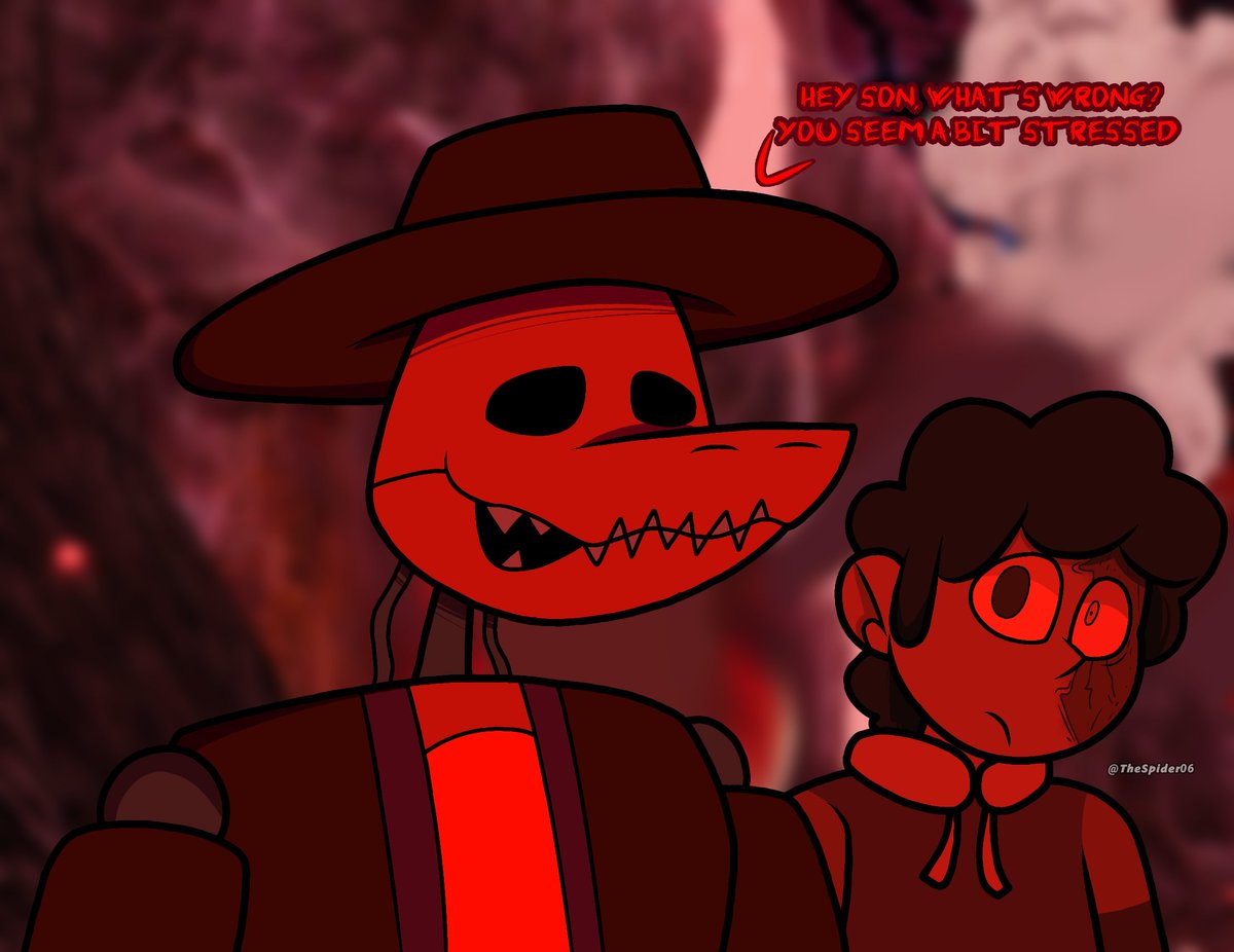TheSpider06's tweet photo. I don't know how I ended up here, but that man seemed kind and let me sit with him. I don't know why, but his presence gives me... peace.
-Toyshnk
#FNAF #FNAFau #FNAFfanart #FazbearSalvaged #AndrewFNAF #OldManConsequences #UCN https://t.co/KuxoZOKhGe