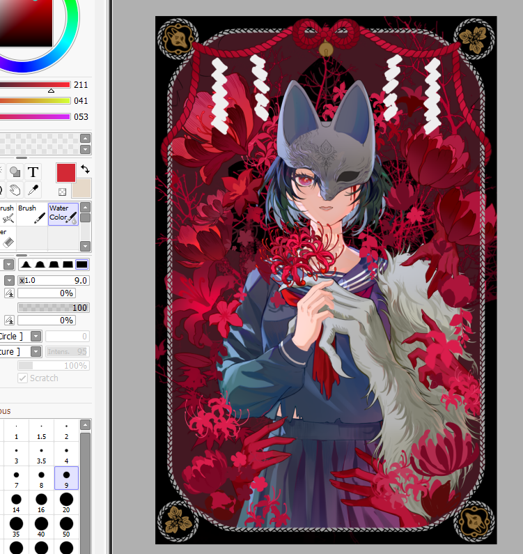 mieumiso's tweet image. hinako wip 2 #silenthillf #hinakoshimizu #silenthill