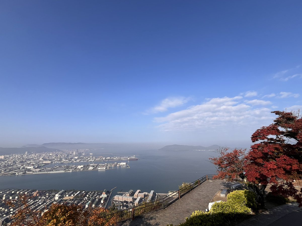 おはようございます。 やしまーる展望台からの眺望。 すっきりとした