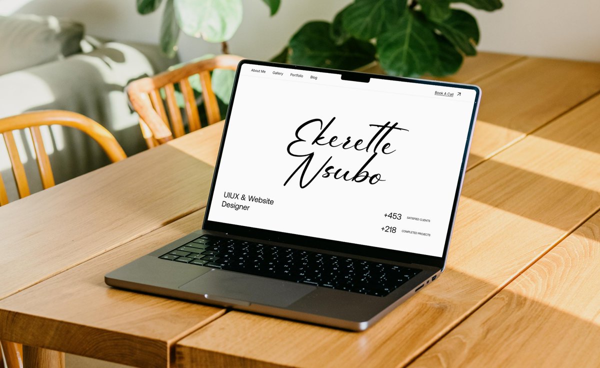ekerette_nsubo's tweet image. I’m excited to present this clean and intuitive portfolio UI design, crafted to showcase creativity with clarity and purpose. Every section is thoughtfully structured with seamless navigation, bold typography, and a modern aesthetic that puts the work at the forefront.