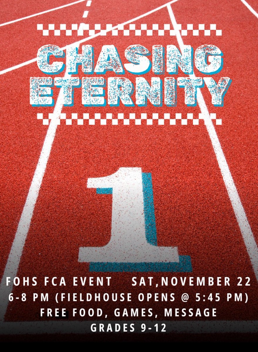 FCA event coming up. All are welcome!