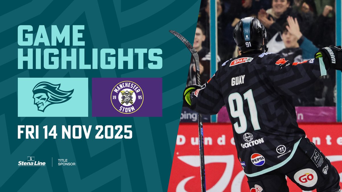 BelfastGiants's tweet image. 📺 VIDEO 📺

Highlights from last night’s win over the @Mcr_Storm 

👉 youtu.be/C9heRBJjAKY