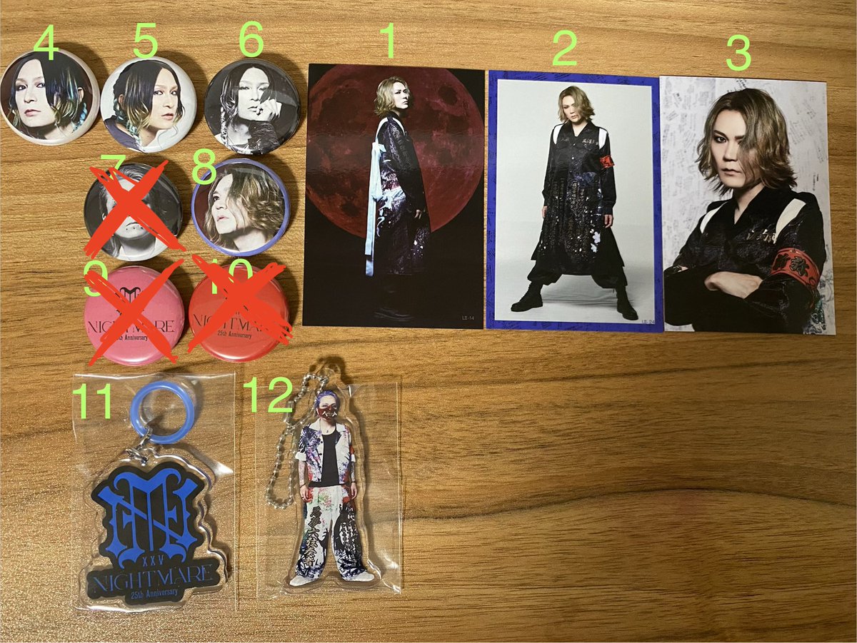 ゆ*ち様 NIGHTMARE 新弥 Ni~ya 武道館公式応援グッズ 特典付き5セット販売】NIGHTMARE TOUR 2025 回生 天下大暴走 日本