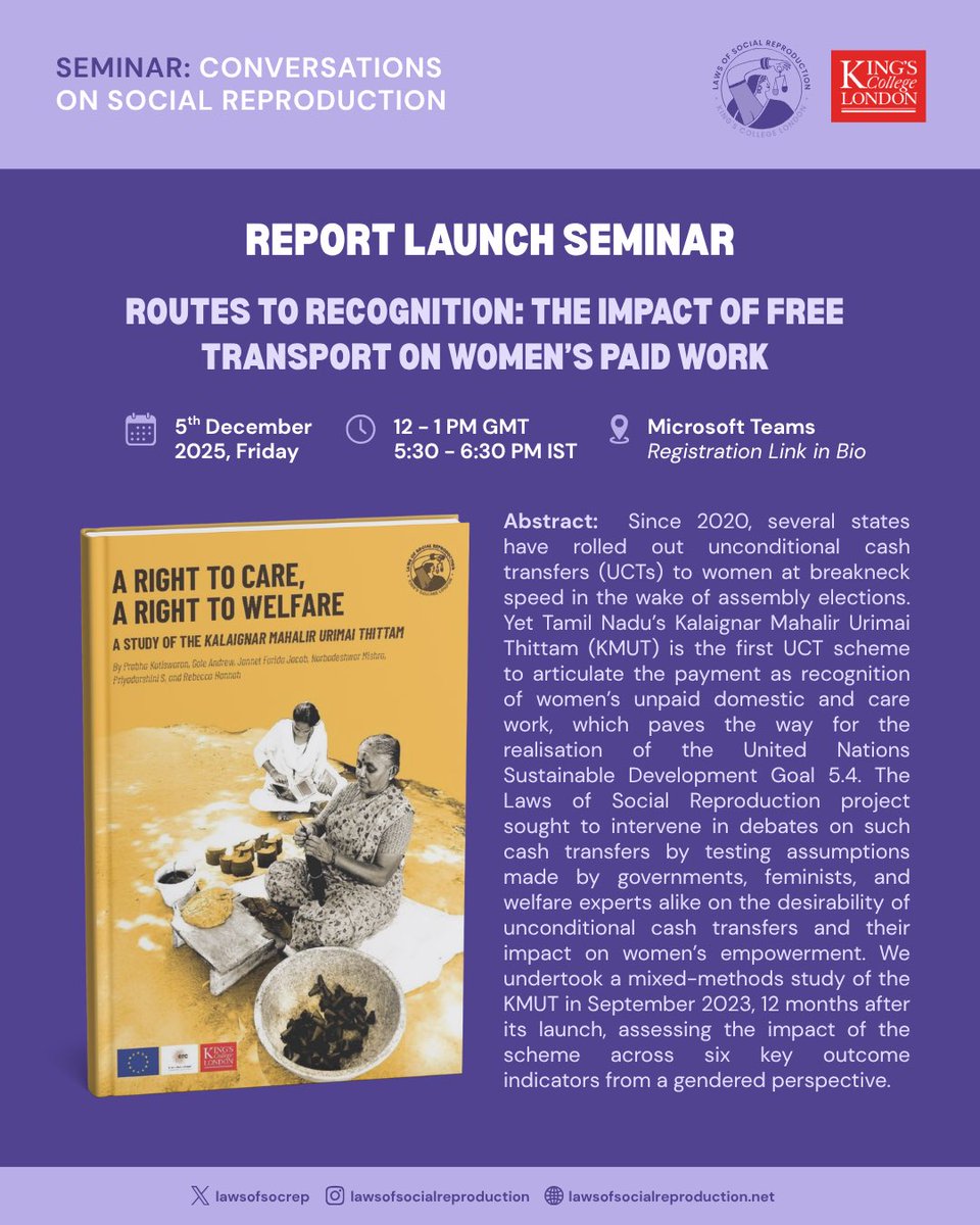 Laws of Social Reproduction ⚖️♀️ tweet media