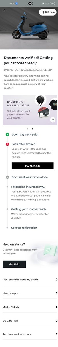 mechboy_srh's tweet photo. I booked ola s1 pro plus on 29 March 2025. They did not deliver the vehicle on the promised date. So I requested to cancel the vehicle booking in May. I have fought many times but I have not received my money back. @OlaElectric @ola_supports @Olacabs @bhash @jagograhakjago https://t.co/K47ceXuzgb