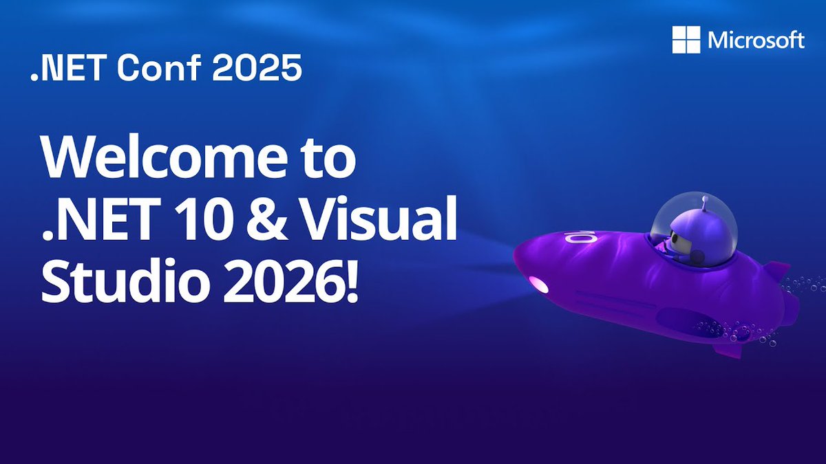 Telerik's tweet image. The confetti has settled, but the excitement remains! 

The full #dotNET 10 Keynote recording featuring Scott Hanselman &amp;amp; the .NET &amp;amp; Visual Studio teams is here!

Explore everything shiny and new in .NET 10, #cSharp 14, &amp;amp; #VisualStudio 2026: prgress.co/4peZKwi