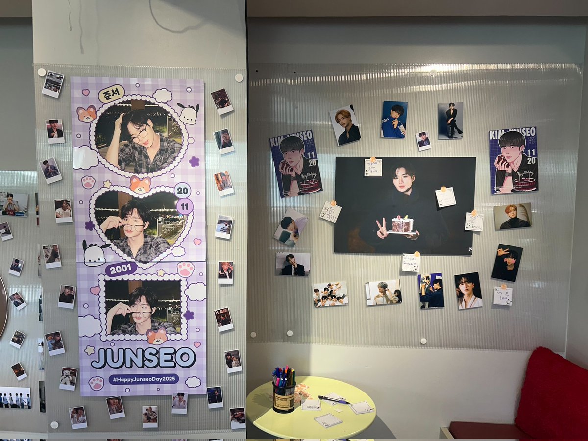 _LLovelySeoo_'s tweet photo. คาเฟ่วันเกิดจุนซอ เปิดทำการแล้วจ้าา

#HappyJunseoDay2025

มากันเยอะๆน้าาา มีโซนถ่ายรูป เขียนอวยพรวันเกิด หลายๆโซนเลยงับบบ

ฝากด้วยนะคะ 🙇‍♀️

🗓 15–16 November 2025
⏰️ 10:00 – 16:00 (THA)
📍Gradient Toast Café — MRT Samyan Exit 1

#JUNSEO #준서 #KIMJUNSEO #김준��
#ALPHADRIVEONE #ALD1