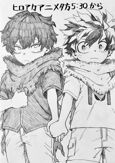 今日はヒロアカアニメ放送日ですね!!!!
急転直下の展開!!!!必見です!!!!!
#ヒロアカ #僕のヒーローアカデミア #ファンアート 