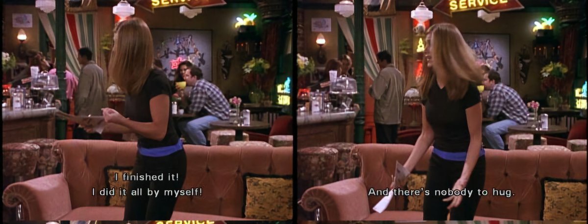 Sometimes I do stuff at work for which I think I deserve a hug. But I know me so well that I'd file something under POSH if I see any Gunther running, fretting.

Adulthood is unsettling man!