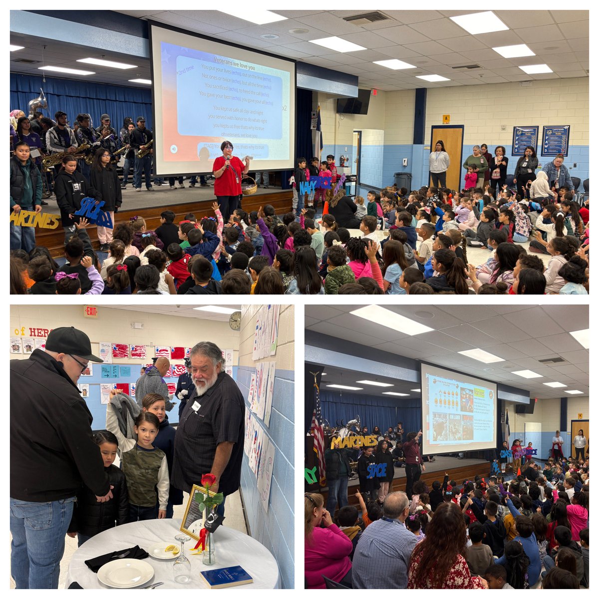 On Veterans Day, <a href="/NISDCarlosCoon/">Carlos Coon Elementary</a> Koalas were proud to honor all our Veterans who served with courage and devotion. It was a special day to sincerely thank our Veterans for their service! 🇺🇸❤️🌟#ProudKoalas 
#Unstoppable💪<a href="/eDeLeon_Garcia/">Evelyn DeLeon-Garcia</a>