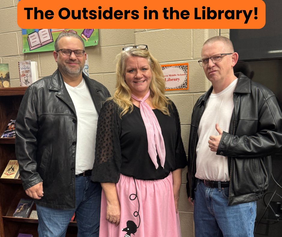 stony12270's tweet photo. We had a #library collab based on The Outsiders last week. This is my reflection: https://t.co/Zb8E0qQsbk
#stonystories #hackingschoollibraries
#edchat https://t.co/StM2i1Pigo