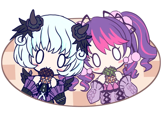 ワッフル #デミカツアート #メエ画 #おえかき堂