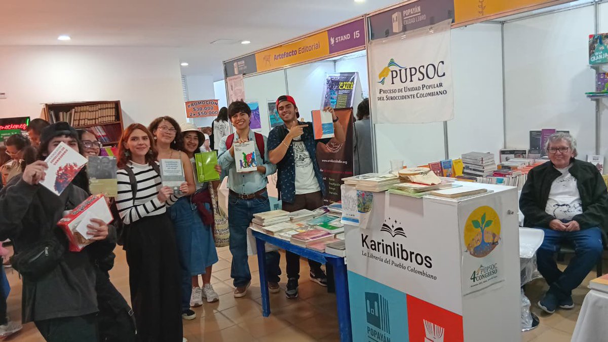 📚#VamosAlCuartoCongresoPupsoc ll Saludamos con alegría y gratitud a KarinLibros por su valioso aporte a la construcción de conciencia y a la imaginación colectiva.
Gracias por democratizar la lectura, acercarla a nuestras comunidades y aportar a la formación de una conciencia