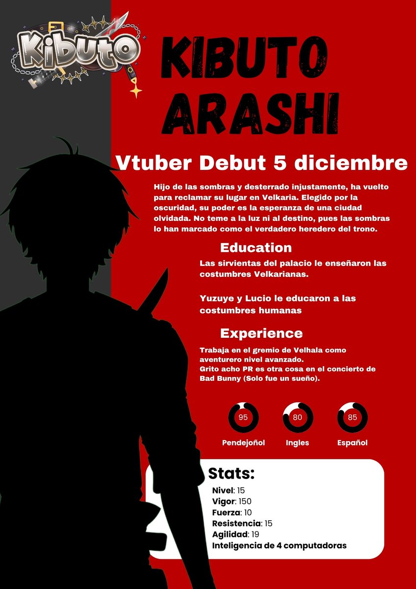 Ya todo set, gente oficialmente nos veremos este 5 de diciembre!!!! no se pueden perder este debut donde sera un especial de 12 horas!!! estaremos tambien leyendo mi libro y habran especiales separen fecha!!

twitch.tv/kibutovt
