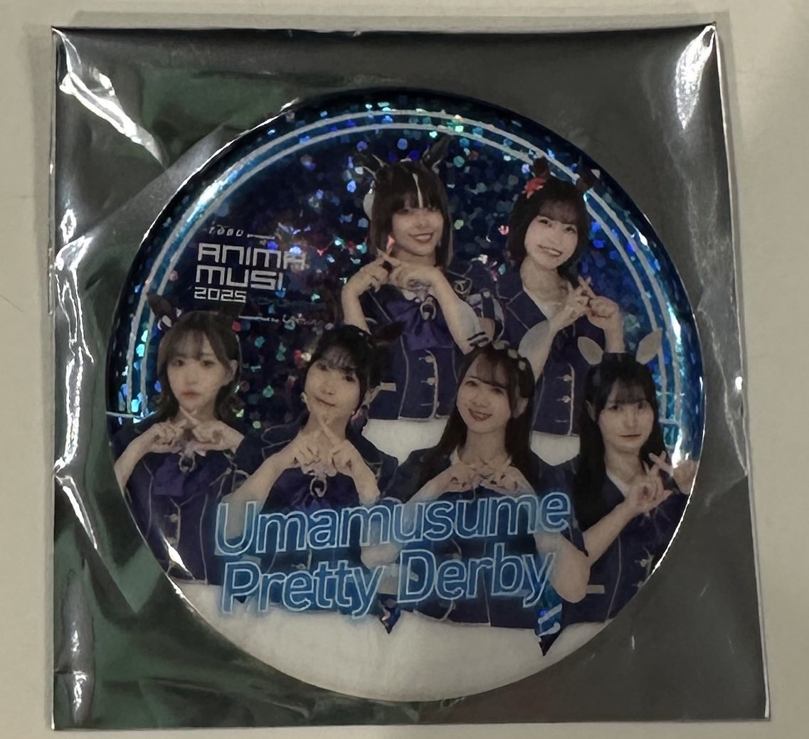 ANIMAX MUSIX 交換希望 譲)ウマ娘 缶バッチ箔付き 求)安野希世乃さん