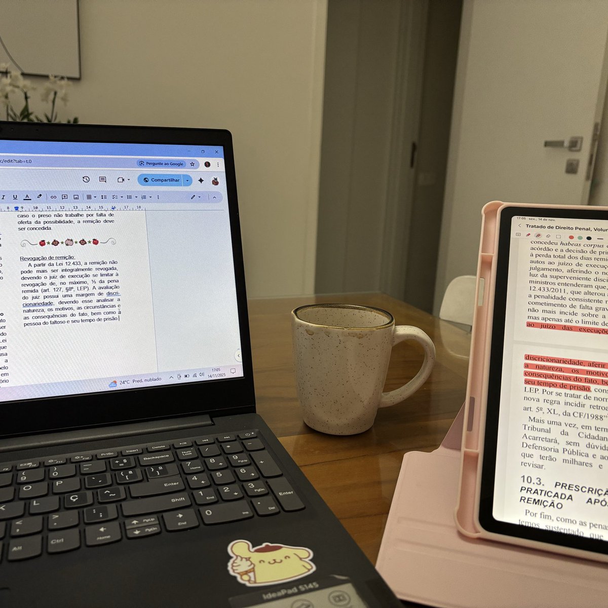 studyive's tweet image. ଘ studylog 14.11 ꒰ #collegetwt #studytwt ꒱

não fui para a faculdade hoje, nem para a academia, então passei o dia inteiro estudando!! achei que conseguiria ver mais coisas, mas já estou bem cansada :(  de qualquer modo, foi um dia muito produtivo