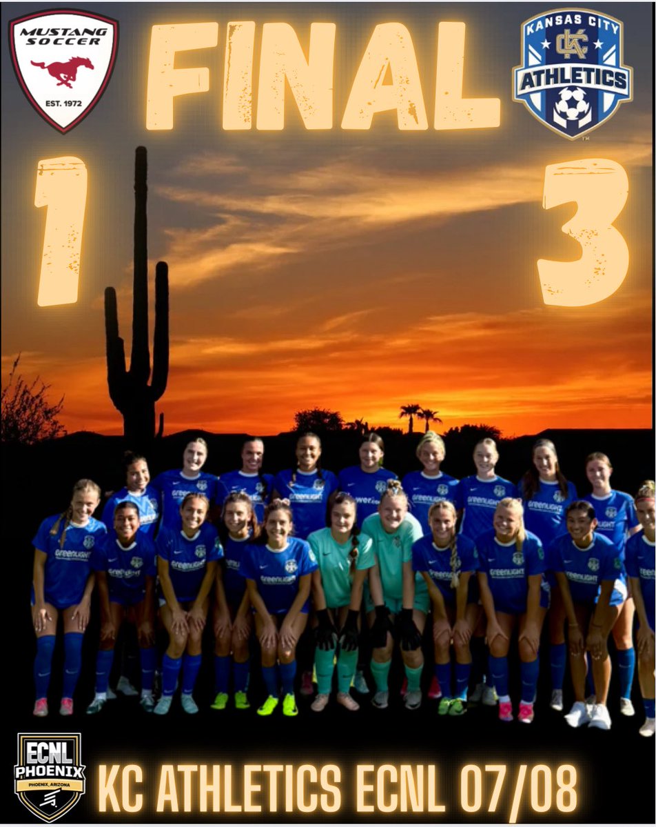 KCACElite08ECNL's tweet image. After heading into halftime 0-0 we battled hard in the second half to earn the Win‼️Successful first day of #ecnlphx! We go again tomorrow bright and early at 8am!
🧤@IzTilgner (1st half)
⚽️@Miahebert07 
⚽️@HaydenHeiple 
🅰️🅰️@EllaWheeler2027 
⚽️@aubrey_B10 
🅰️@Jayde_marie17