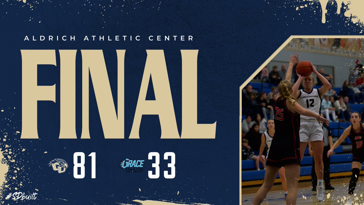 CUathletics's tweet image. WBB | @CornerstoneWBB got it done against Grace Christian University in dominant fashion!

Stats:
Ashbaugh - 18 Points, 4 Rebounds, 6-6 FT
Gracie Gortmaker - 12 Points, 2 Rebounds, 3 Steals
Long - 10 Points, 5 Rebounds, 2 Steals

#TogetherweSOAR