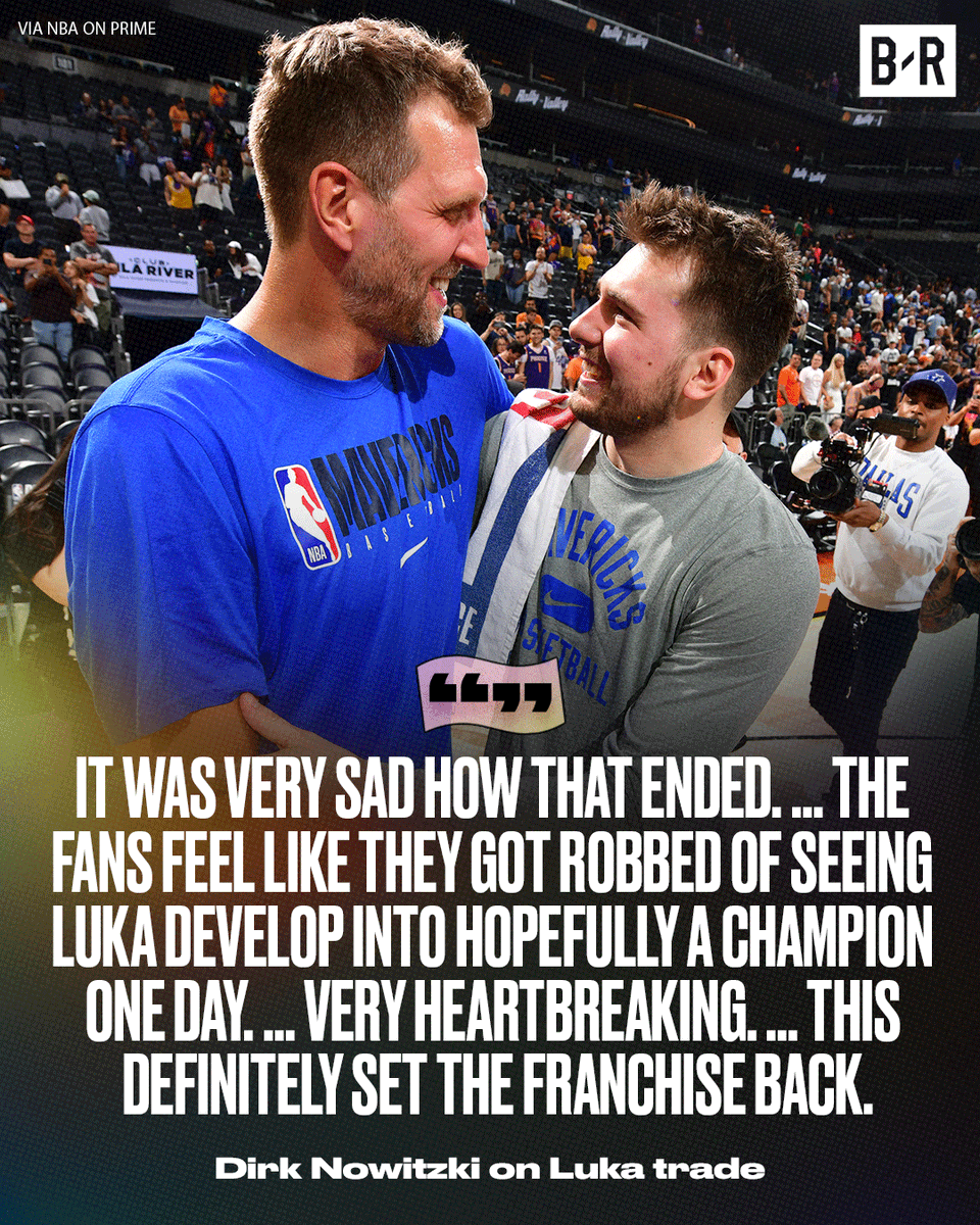 Dirk shares his thoughts on the Mavs firing GM Nico Harrison

"This [firing] should probably have happened in the summer. ... This [Luka trade] definitely set the franchise back."

(via <a href="/NBAonPrime/">NBA on Prime</a>)