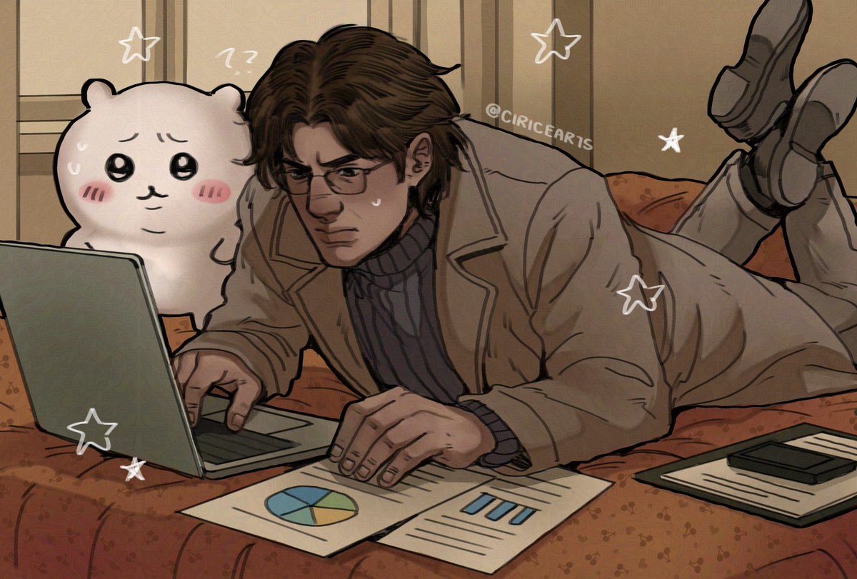 fazbearband's tweet image. Otacon and his little intern, Chiikawa! #mgs #MetalGearSolid 

comm by .ciricearts pls check her art out!